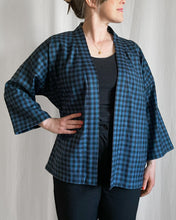 Load image into Gallery viewer, Bodil checked blue/black