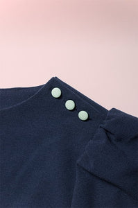 Rut blue, green buttons