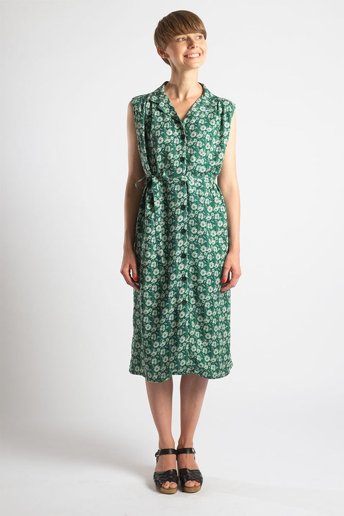 Mona floral green