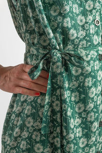 Mona floral green